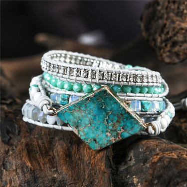 Sky Blue Imperial Jasper Bracelet-Your Soul Place